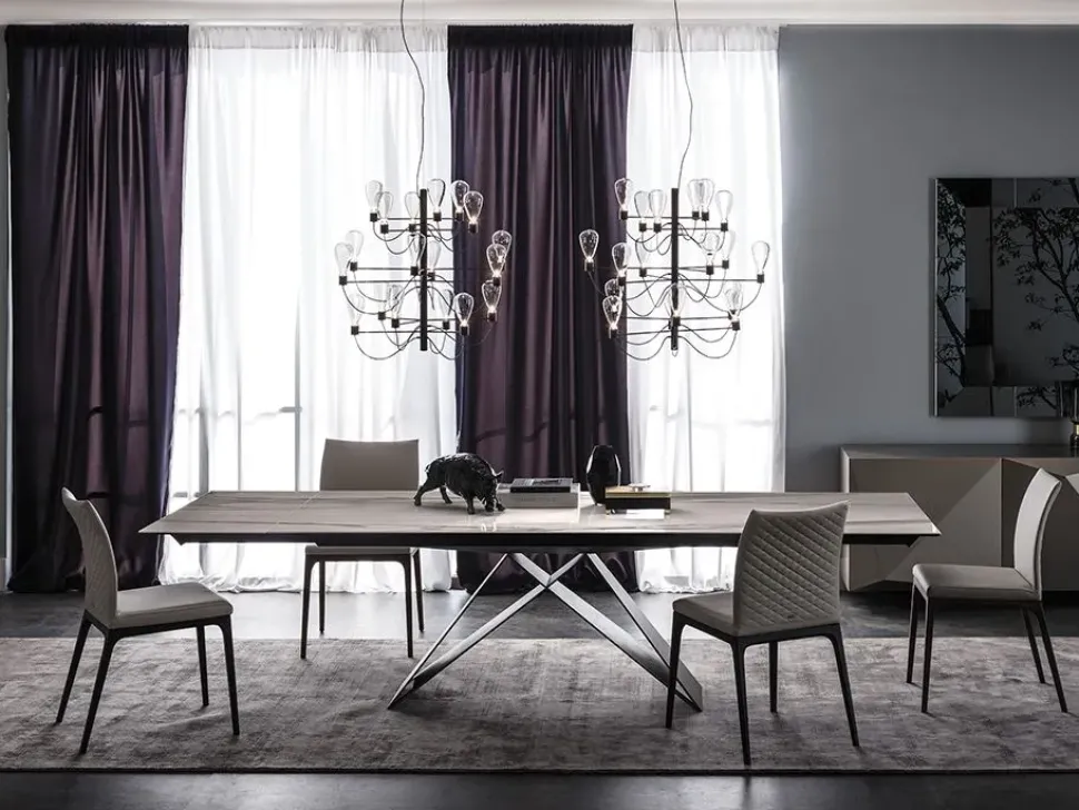 Tavolo Premier keramik drive di Cattelan italia scontato del 30%