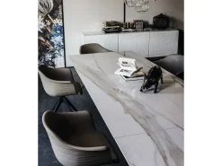 Tavolo Premier keramik drive di Cattelan italia scontato del 30%