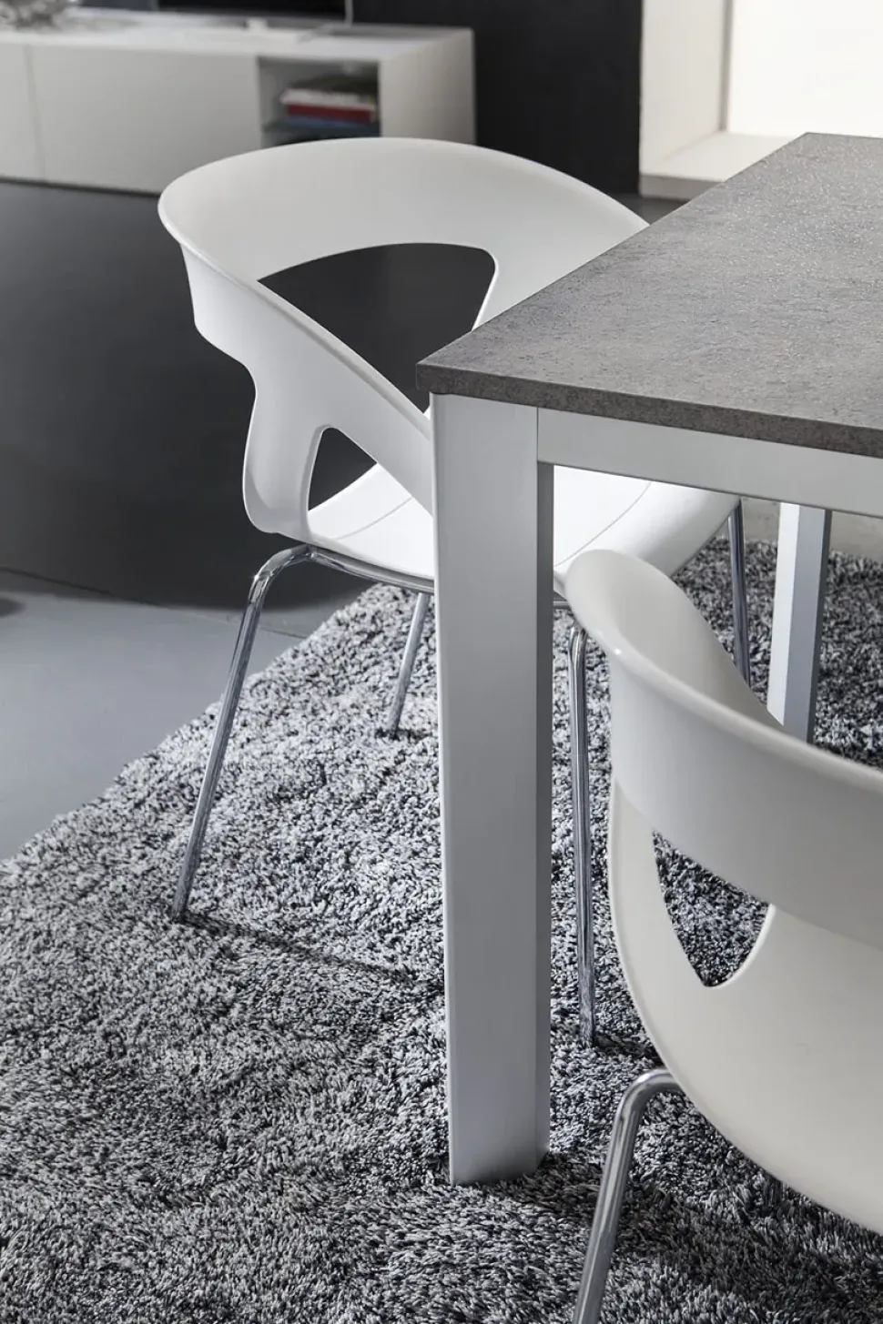 Tavolo rettangolare a quattro gambe Mario La primavera scontato