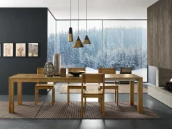 Tavolo rettangolare a quattro gambe Block Fgf scontato