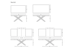 Tavolo rettangolare allungabile Fahrenheit Altacom a prezzo scontato