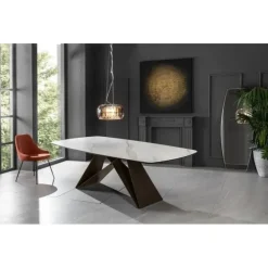 Tavolo rettangolare allungabile Thanos Stones