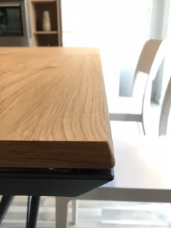 Tavolo rettangolare allungabile e allargabile Fil8 in Rovere