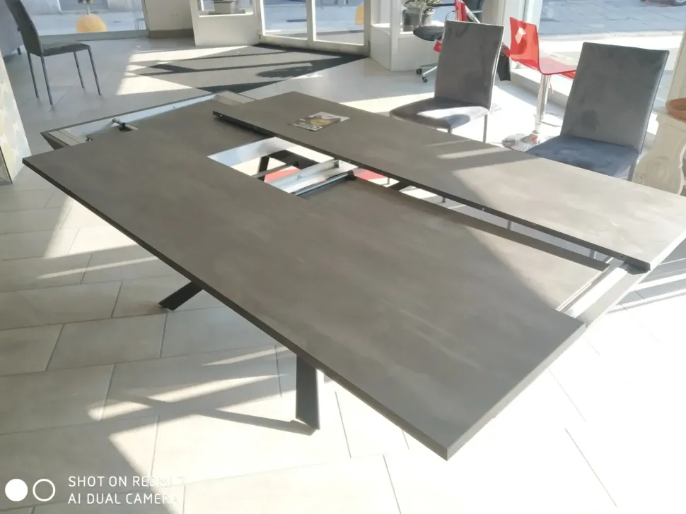 Tavolo rettangolare allungabile Lungolargo Ozzio