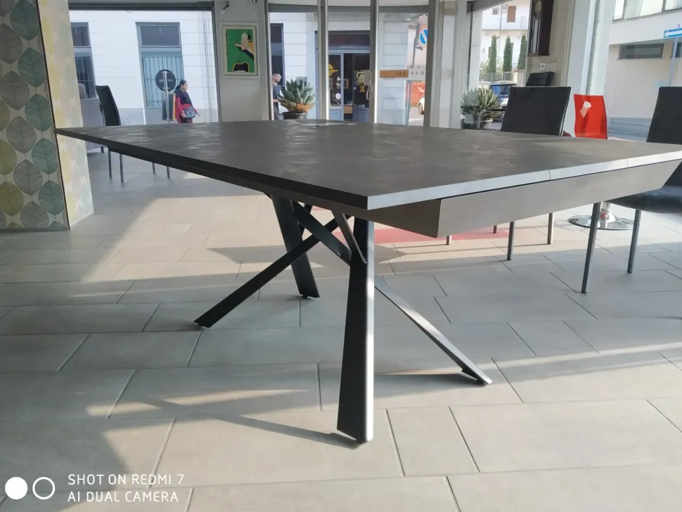 Tavolo rettangolare allungabile Lungolargo Ozzio