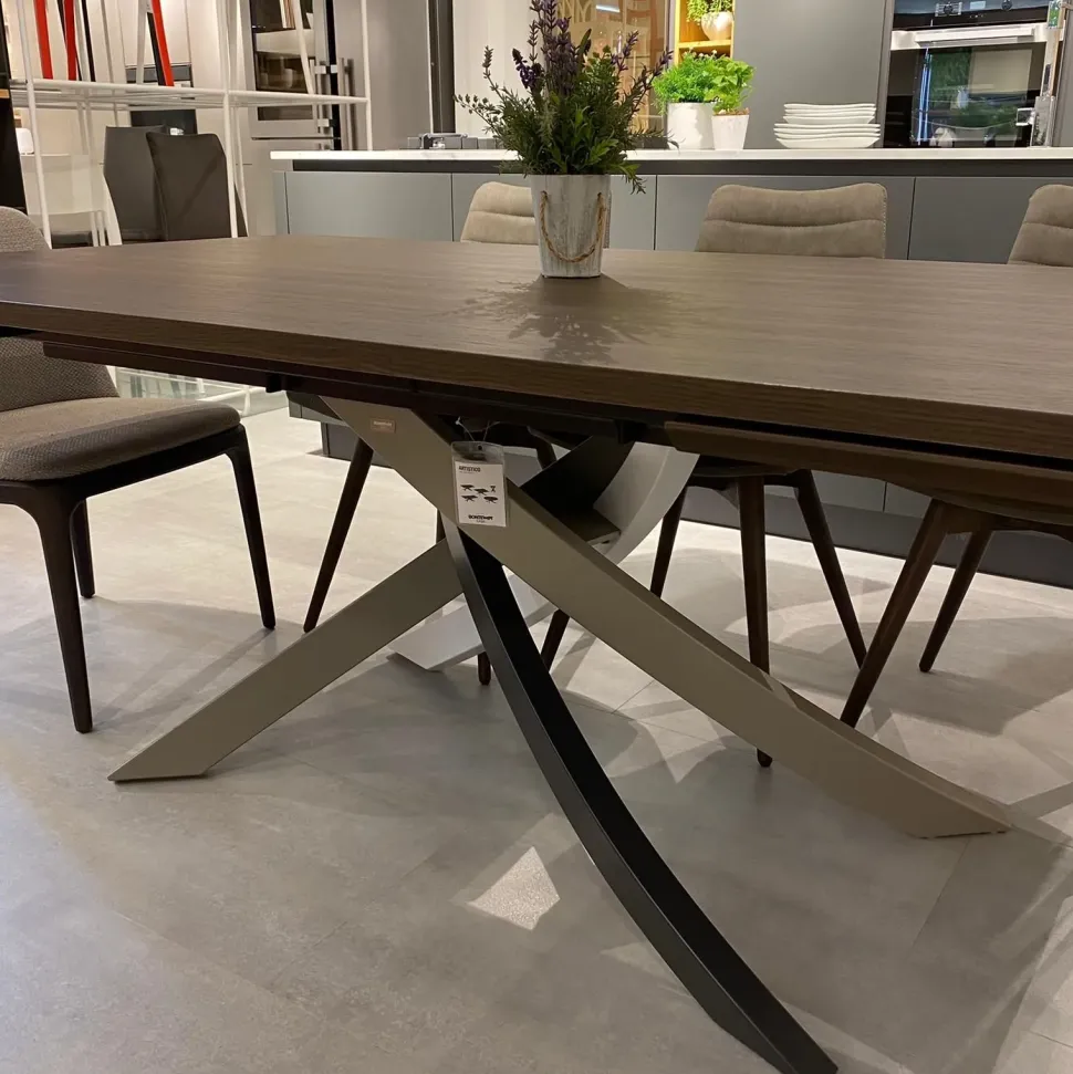 Tavolo rettangolare allungabile Artistico Bontempi a prezzo ribassato