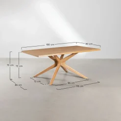 Tavolo rettangolare Arnaiz A&c scontato del 30%