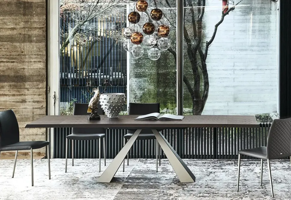 Tavolo rettangolare Eliot wood drive Cattelan italia scontato del 40%