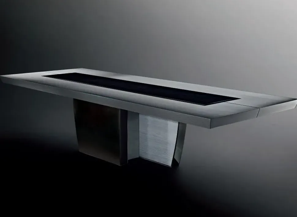 Tavolo rettangolare in altri materiali Table luxury legno cedro del libano di Md work in Offerta Outlet