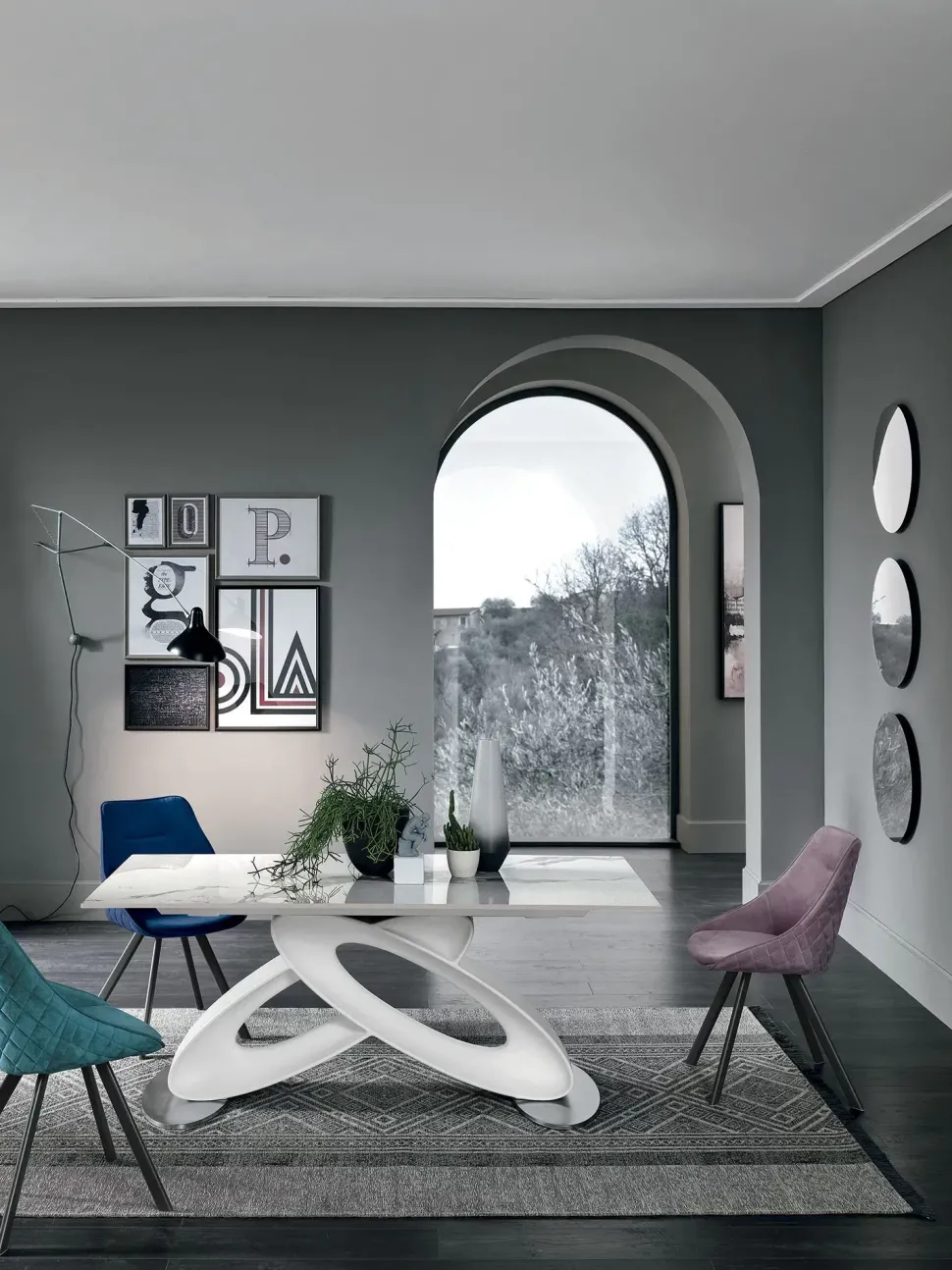 Tavolo rettangolare in altri materiali Eclipse di Collezione esclusiva in Offerta Outlet