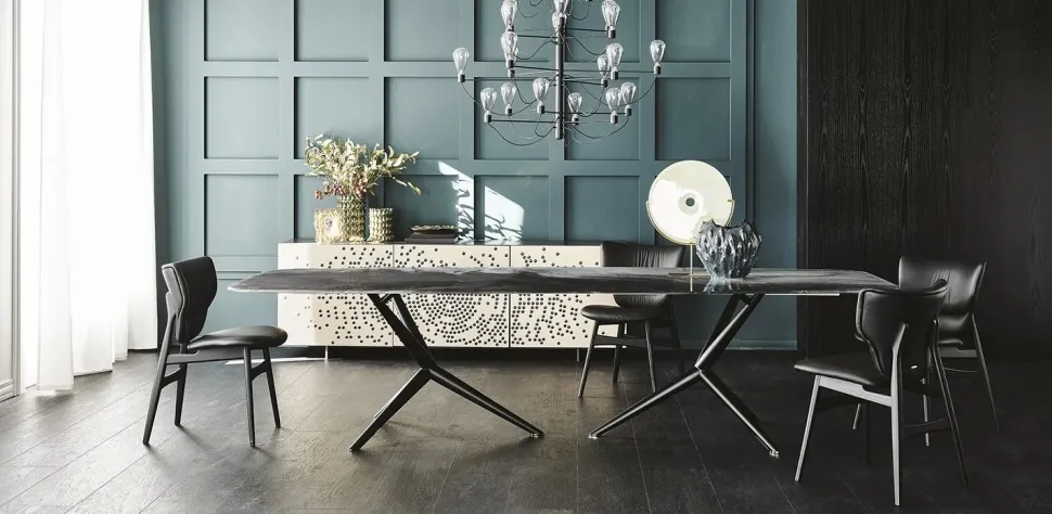 Tavolo rettangolare in altri materiali Atlantis crystalart di Cattelan italia in Offerta Outlet