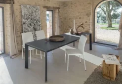 Tavolo rettangolare in ceramica Galileo di Friulsedie in Offerta Outlet