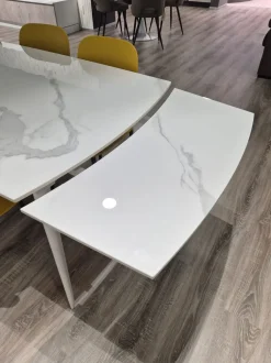 Tavolo rettangolare in ceramica Oceano di Artigianale in Offerta Outlet