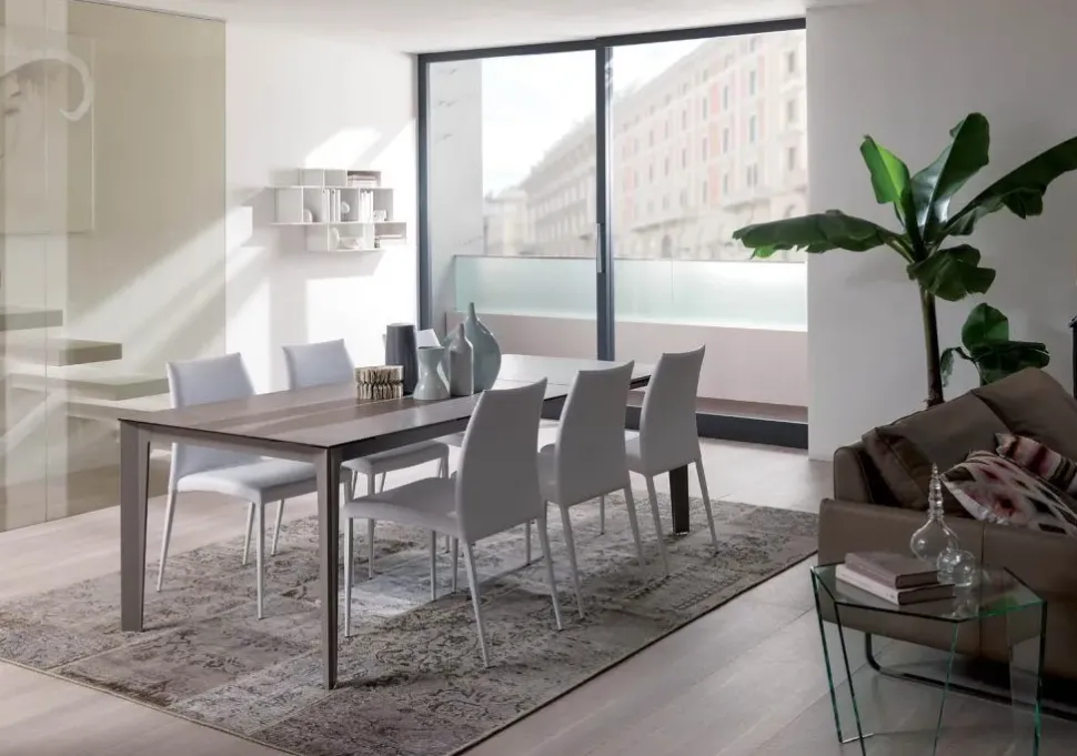 Tavolo rettangolare in ceramica Opera Ozzio in Offerta Outlet