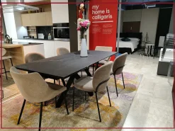 Tavolo rettangolare in ceramica Cartesio cs4111-r 200 di Calligaris in Offerta Outlet