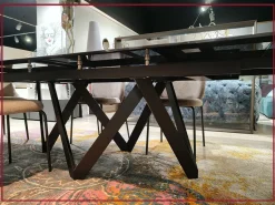 Tavolo rettangolare in ceramica Cartesio cs4111-r 200 di Calligaris in Offerta Outlet