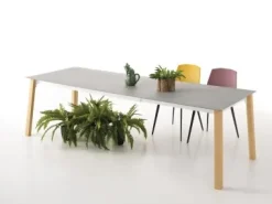 Tavolo rettangolare in laminato Quadro 120 Point house in Offerta Outlet