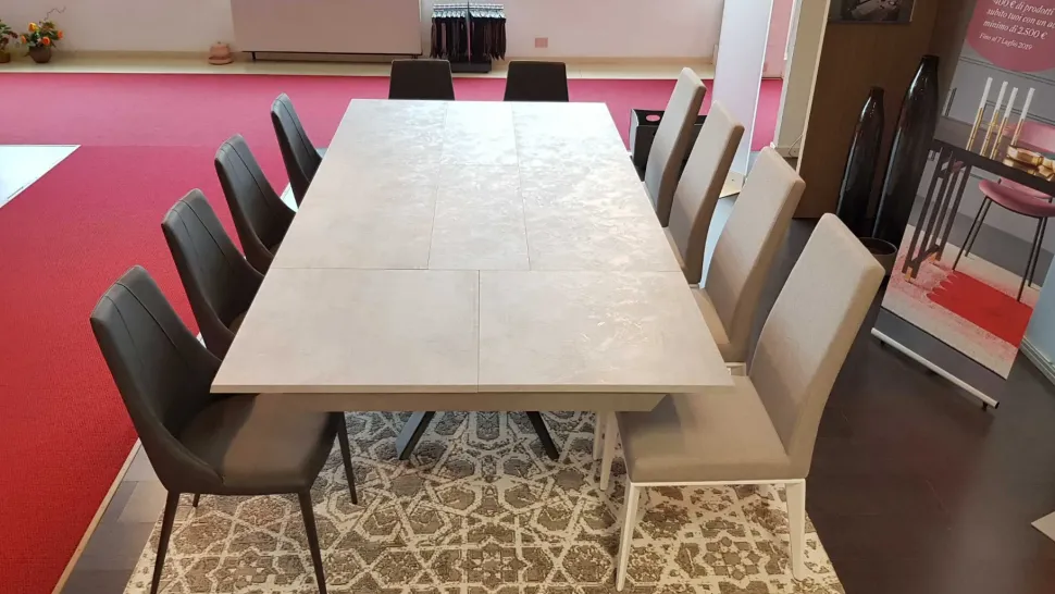 Tavolo rettangolare in laminato Lungo largo et79 di Ozzio in Offerta Outlet