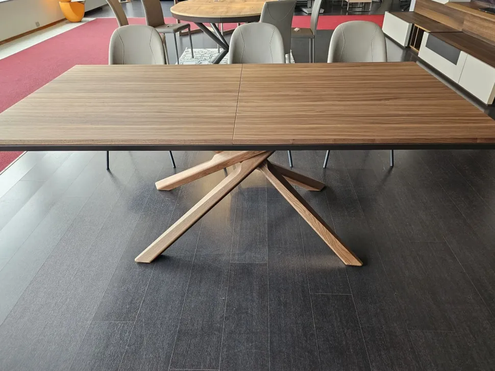 Tavolo rettangolare in legno Arizona di Easyline in Offerta Outlet