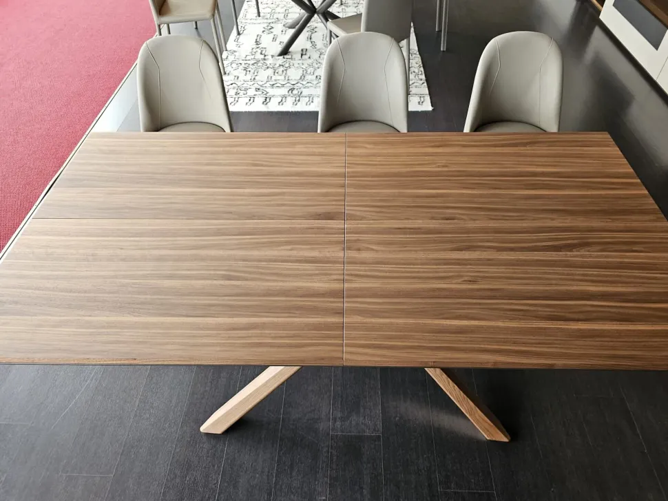 Tavolo rettangolare in legno Arizona di Easyline in Offerta Outlet