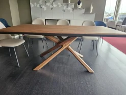 Tavolo rettangolare in legno Arizona di Easyline in Offerta Outlet