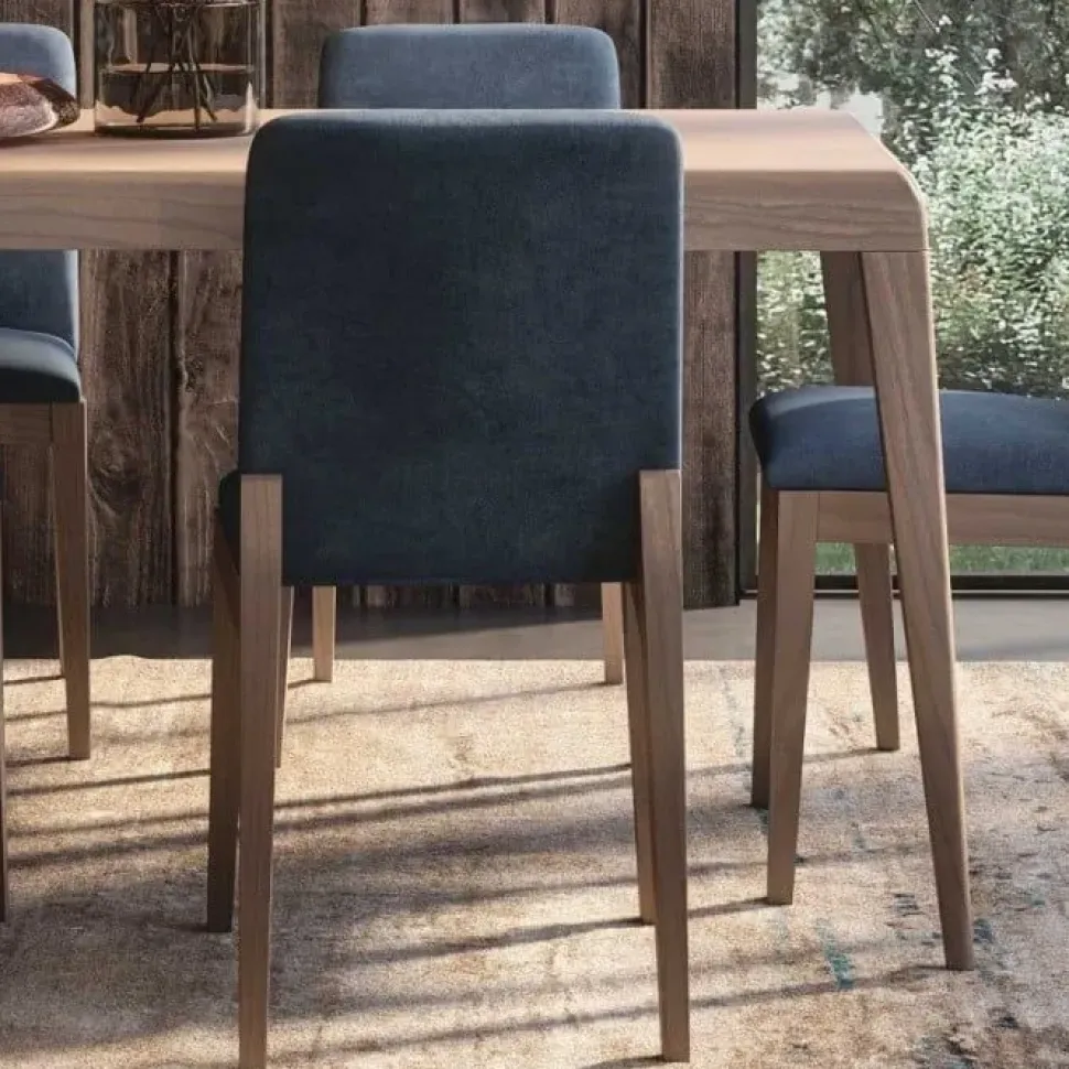 Tavolo rettangolare in legno 1326 di Mobilificio bellutti in Offerta Outlet