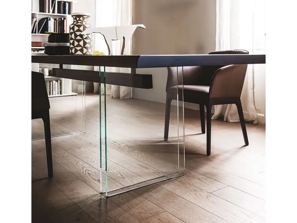 Tavolo rettangolare in legno Ikon di Cattelan italia in Offerta Outlet