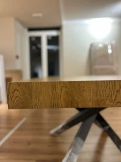 Tavolo rettangolare in legno Artigianale di Artigianale in Offerta Outlet