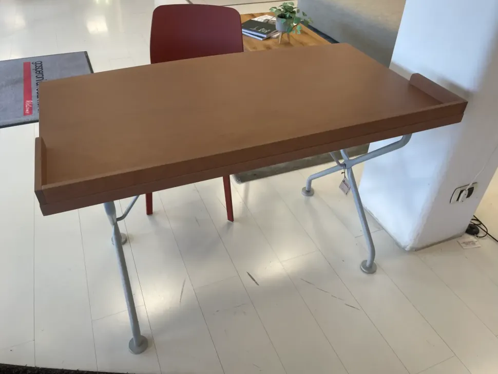 Tavolo rettangolare in legno Scrivania halifax italo in ciliegio di Tisettanta in Offerta Outlet