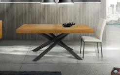 Tavolo rettangolare in legno e resina Tavolo allungabile di Collezione esclusiva in Offerta Outlet