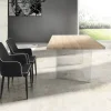 Tavolo rettangolare in legno e resina Tavolo rovere di Collezione esclusiva in Offerta Outlet