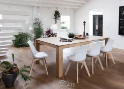 Tavolo rettangolare in legno Santiago di Alta corte in Offerta Outlet