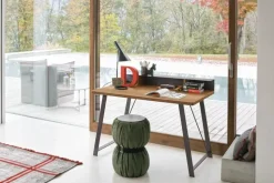 Tavolo rettangolare in metallo Atlante di Tomasella in Offerta Outlet