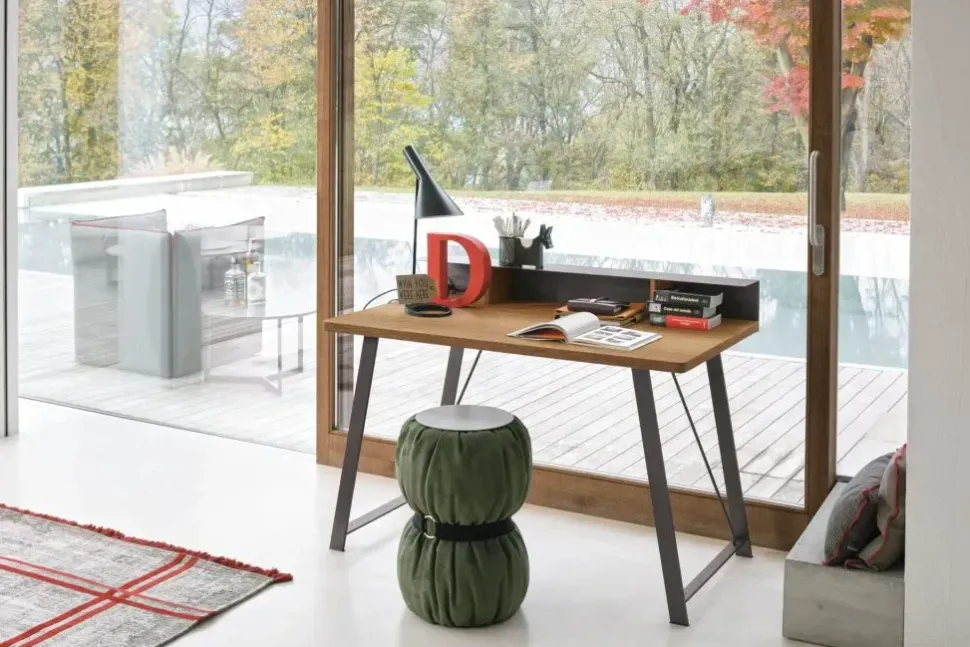 Tavolo rettangolare in metallo Atlante di Tomasella in Offerta Outlet