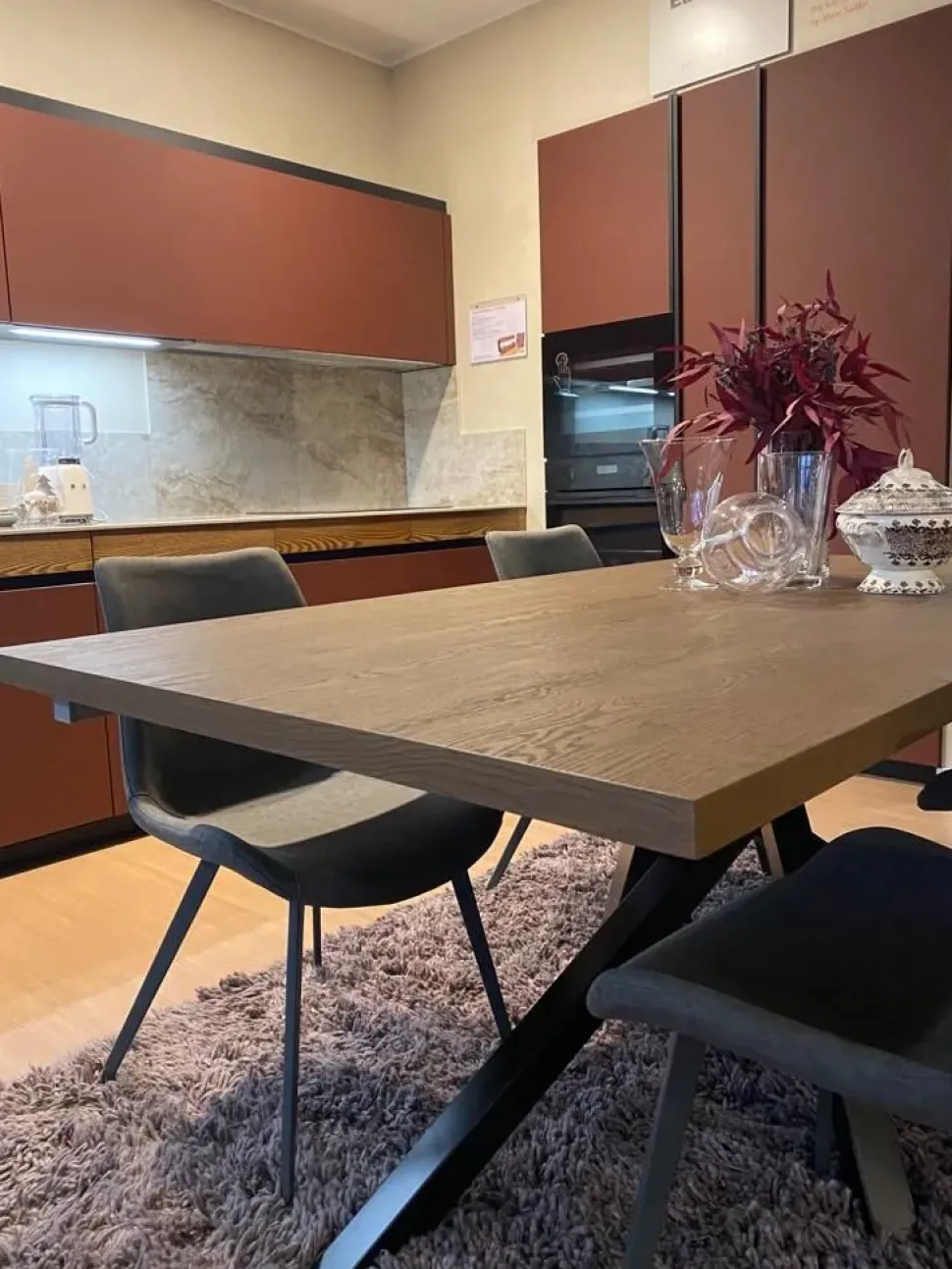 Tavolo rettangolare Kuset Lube cucine scontato del 39%