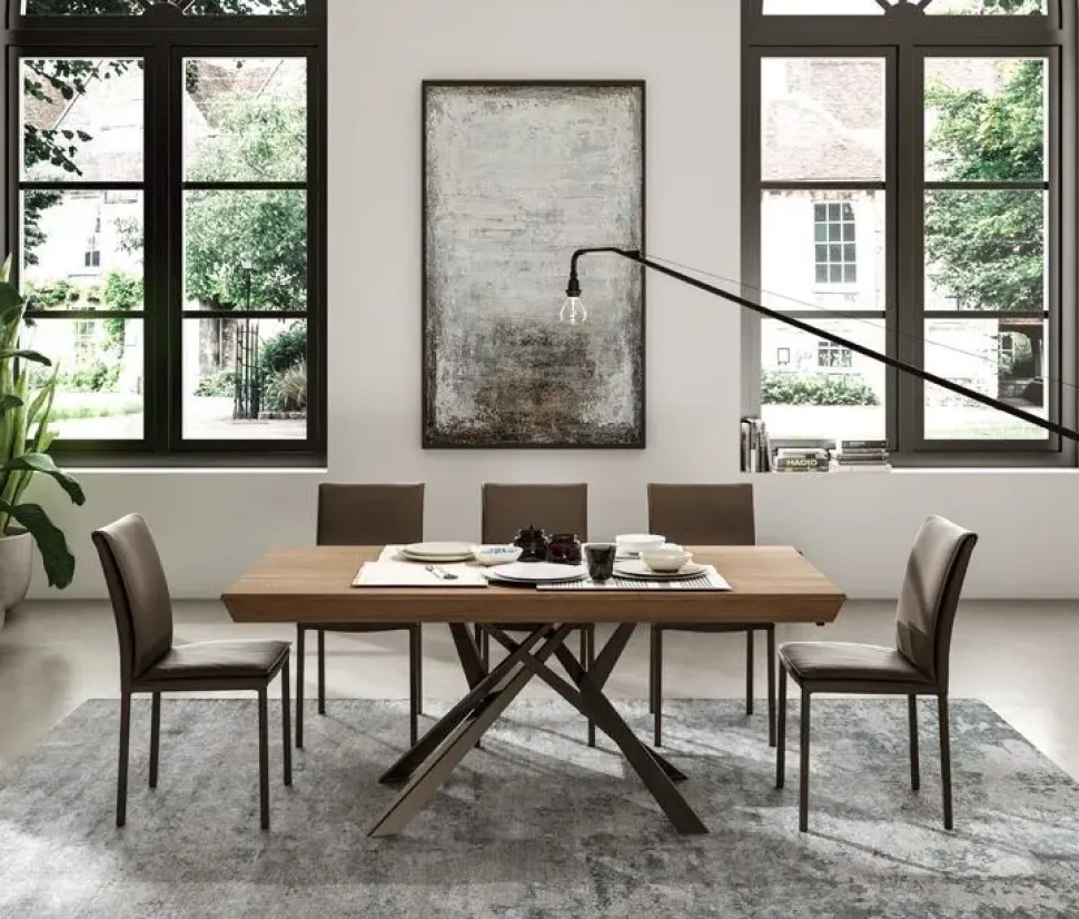 Tavolo rettangolare Lungo largo Ozzio scontato del 30%