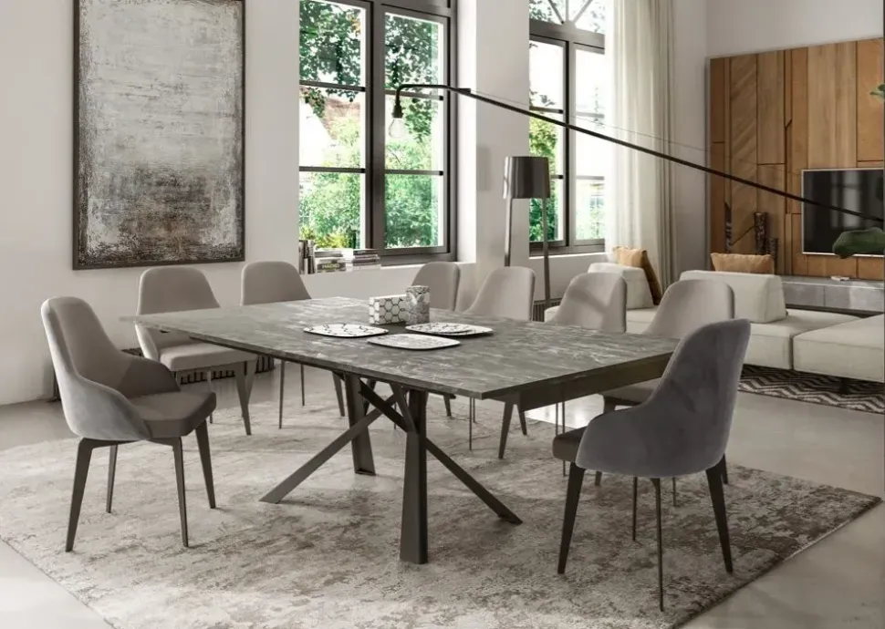 Tavolo rettangolare Lungo largo Ozzio scontato del 30%