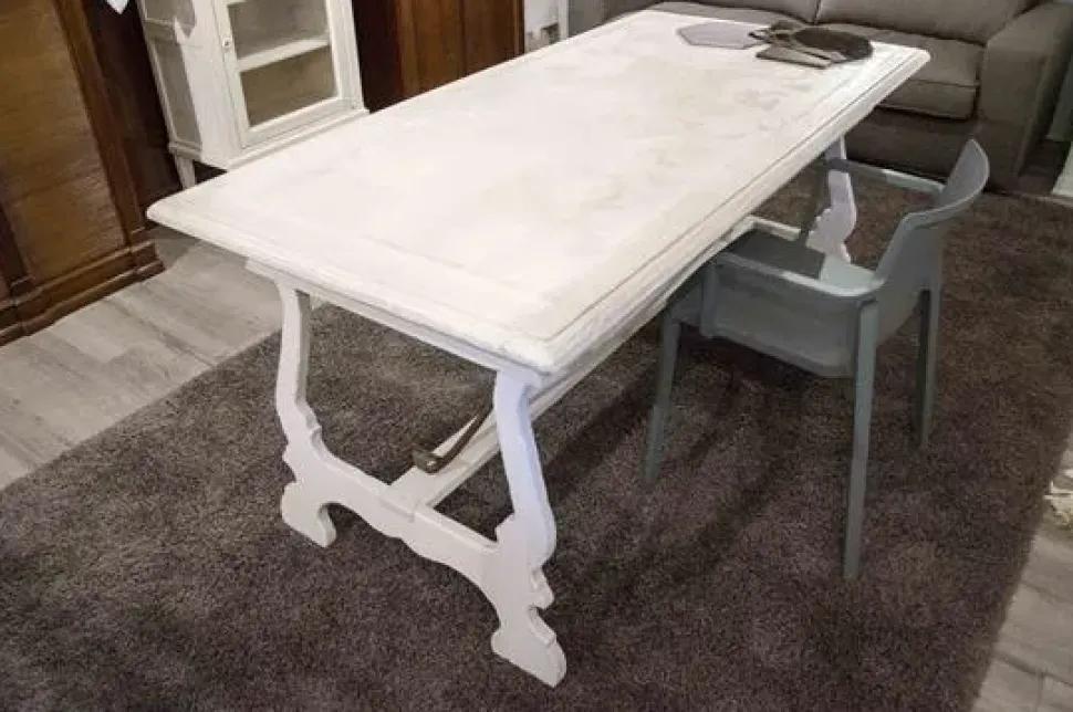 Tavolo rettangolare Marchetti FG576 in legno massello Patina Maestrale