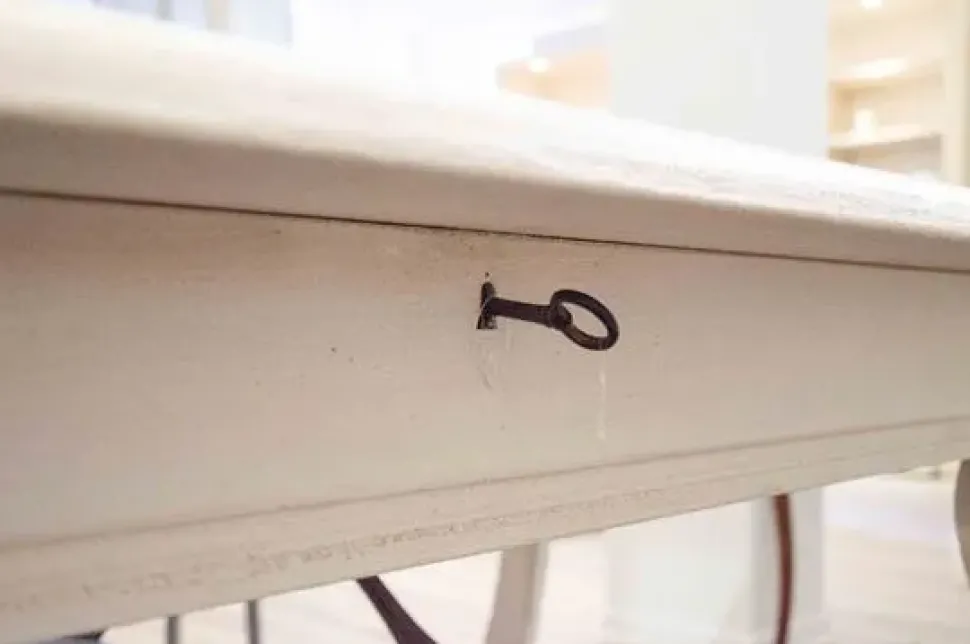 Tavolo rettangolare Marchetti FG576 in legno massello Patina Maestrale