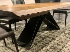 Tavolo rettangolare Premier wood drive Cattelan italia scontato del 43%