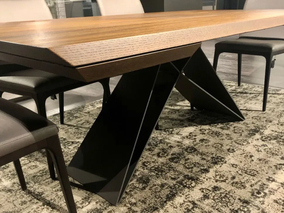 Tavolo rettangolare Premier wood drive Cattelan italia scontato del 43%