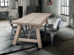 Tavolo rettangolare Tavolo in legno Collezione esclusiva scontato del 40%