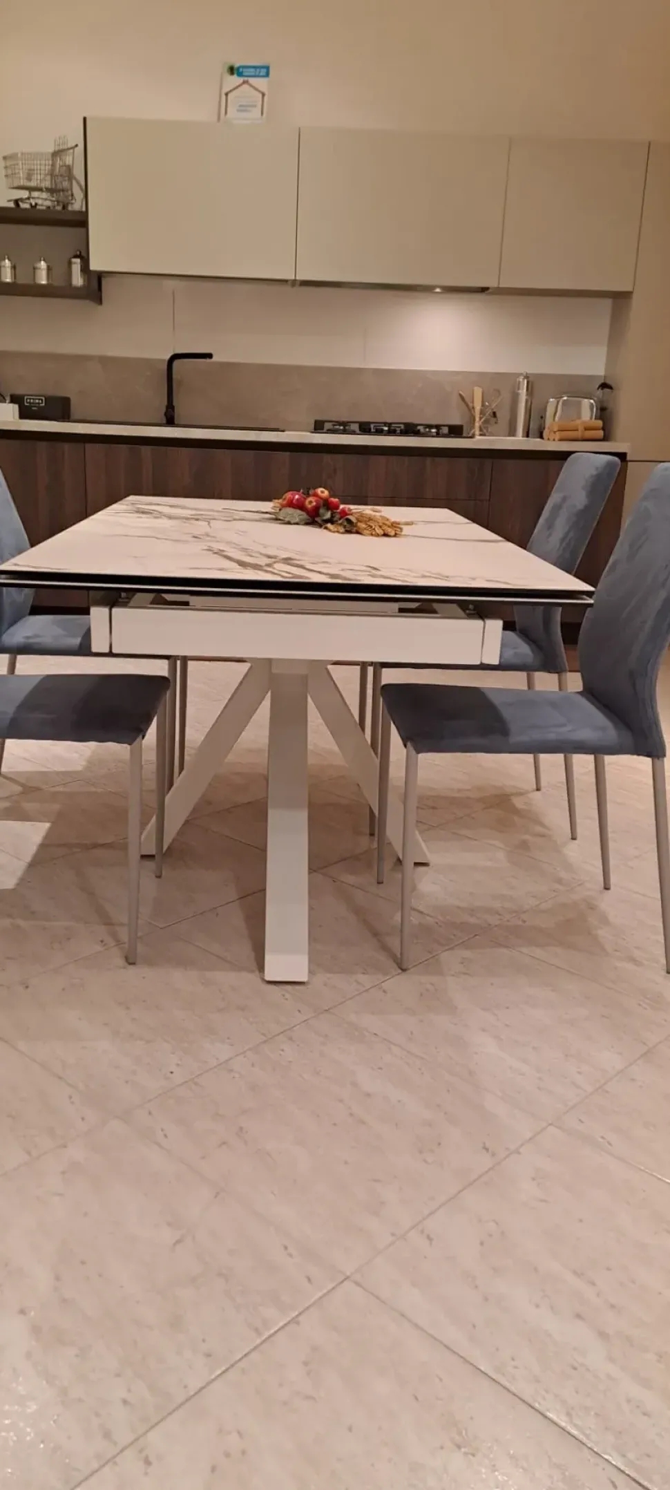 Tavolo rettangolare Tavolo ceramica Stones scontato del 35%