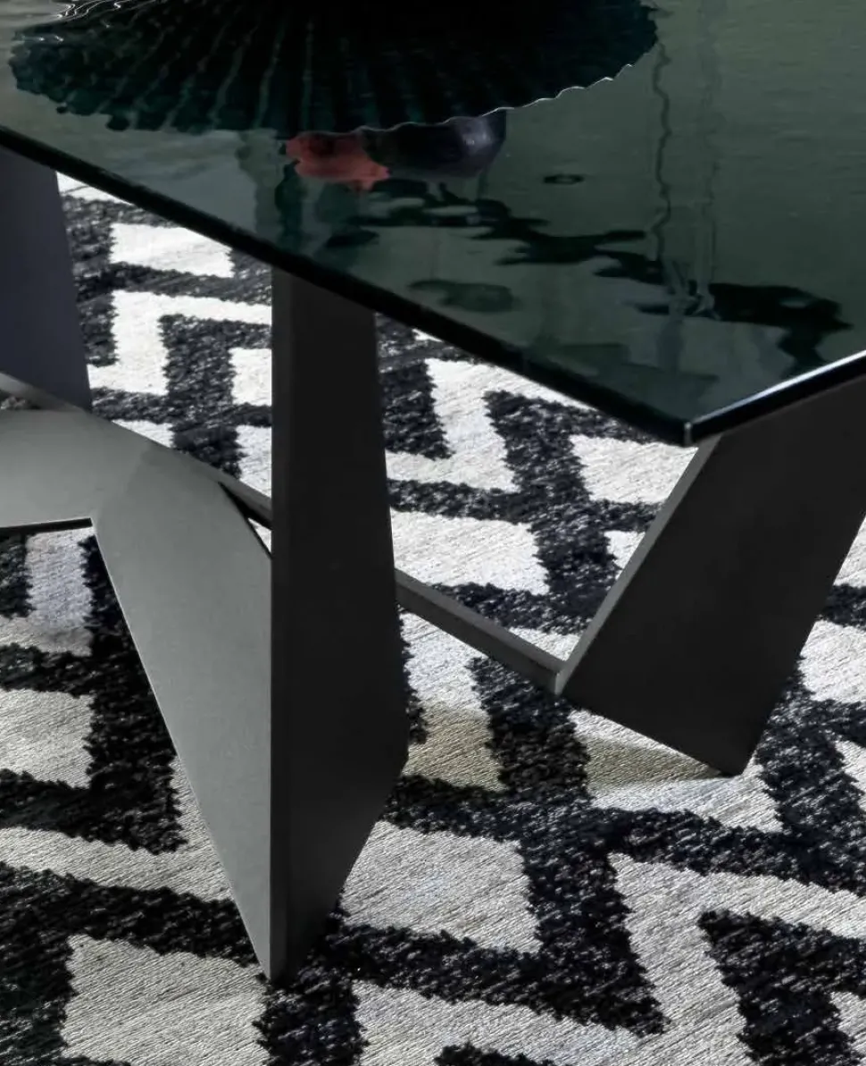 Tavolo Reverse glass Tonin casa in OFFERTA OUTLET
