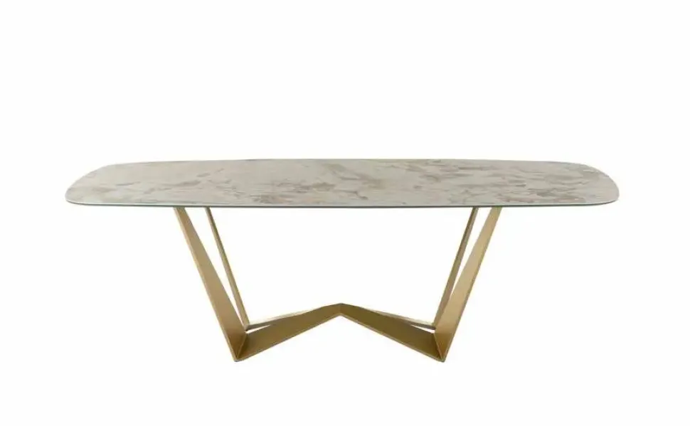 Tavolo Reverse glass Tonin casa in OFFERTA OUTLET