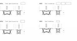 Tavolo Reverse glass Tonin casa in OFFERTA OUTLET
