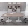Tavolo riunione modello Plano round  Flycom in OFFERTA OUTLET