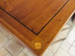 Tavolo Rosonato Artigianale in legno Allungabile