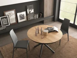 Tavolo rotondo allungabile Round artigianale  in Offerta