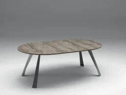 Tavolo rotondo allungabile Convivio Ozzio